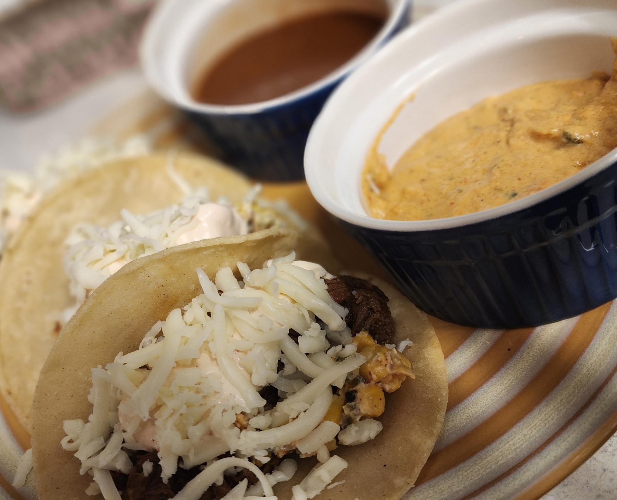 Beef Birria Queso Taco