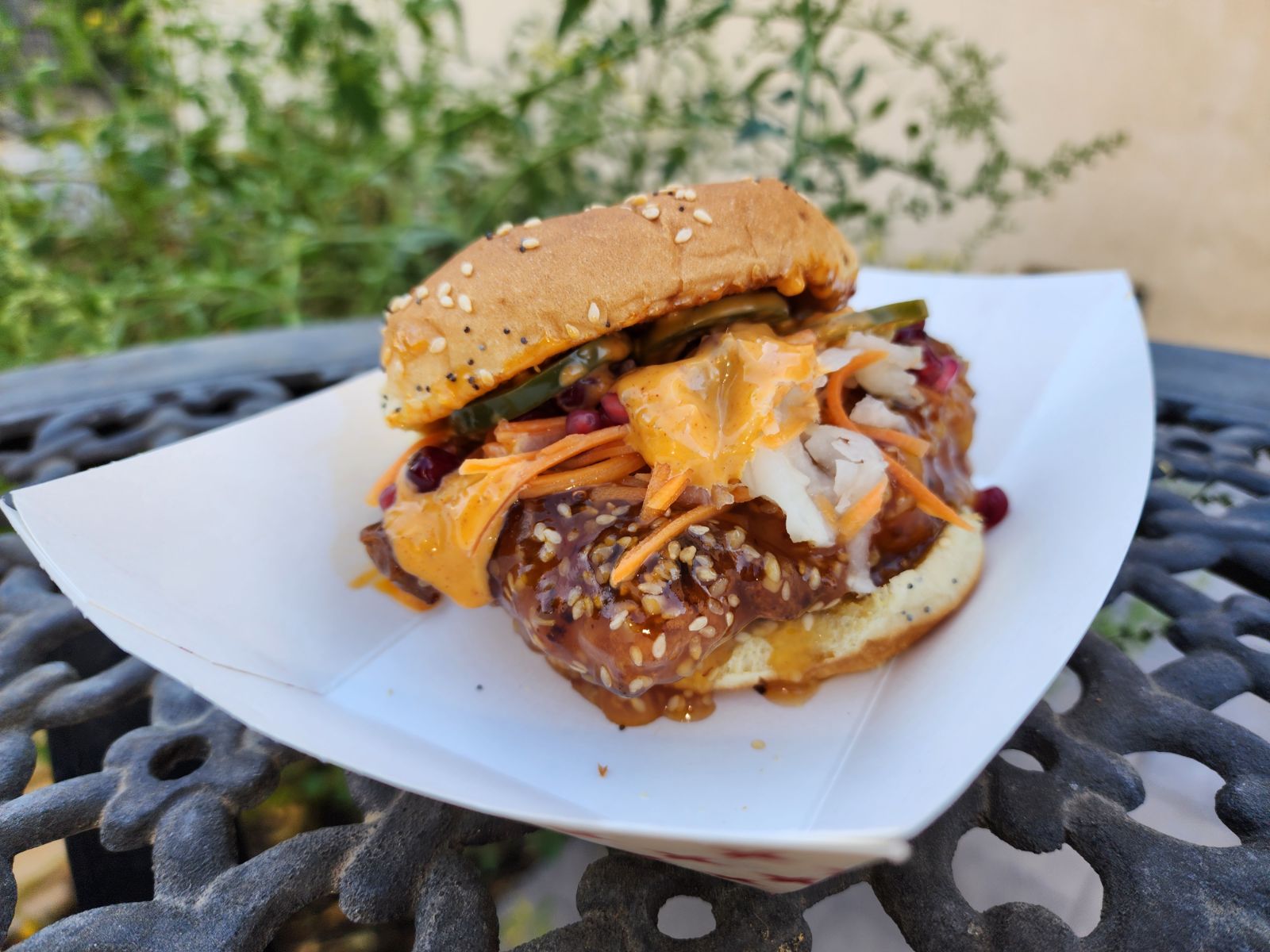 Fried Chicken Bahn Mi Sandwich