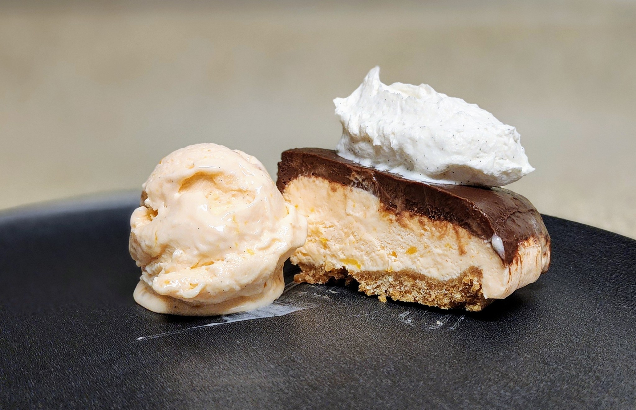 Orange and Chocolate Delight Bars with No Churn Orange Dreamsicle Bars